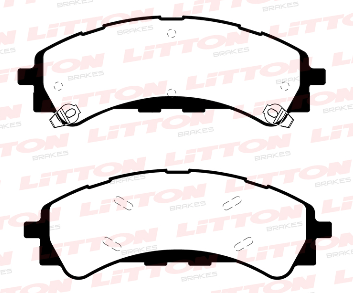 LITTON PASTILLAS FRENO DEL. FORD RANGER 3.0 V6 22/...