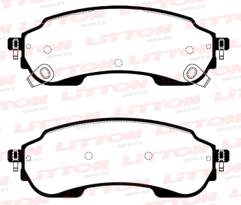 LITTON PASTILLAS FRENO TRAS. FORD RANGER 2.0 TDCi - 3.0 V6 22/...