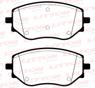 LITTON PASTILLAS FRENO DEL. RENAULT KARDIAN 1.0 CLIO V 1.0- 1.3 -1.5 dCi NISSAN MARCH 1.0