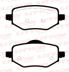 LITTON PASTILLAS FRENO TRAS. CHEVROLET CORSA 1.2-1.5 CITROEN C4 1.2 PURE TECH - 1.5 DS3 CROSSBACK 1.2T PEUGEOT 2008 208 1.2T- 1.5 HDI (ø 249MM)