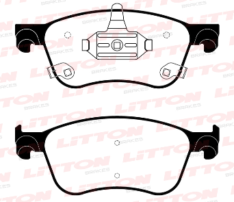 LITTON PASTILLAS FRENO DEL. NISSAN X-TRAIL IV 1.5 - 2.5 ROGUE III 2.5 AWD