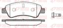 [084010.0682] REMSA PASTILLAS FRENO DEL. CITROEN BERLINGO C4 1.6- 2.0 C-ELYSEE 1.6 C3 1.2- 1.5- 1.6 16V PEUGEOT 206 GTI 207 208 1.4-1.6 301 1.2- 1.6 307 1.6- 2.0 HDI 2008 PARTNER 1.6 - 1.9