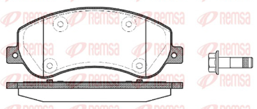 REMSA PASTILLAS FRENO DEL. FORD TRANSIT VW AMAROK 2.0 TDI