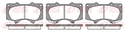 [098800.0682] REMSA PASTILLAS FRENO DEL. TOYOTA 4RUNNER HILUX 3.2 LAND CRUISER VIII 2.7-3.0-3.4 SW4 2.4- 2.8