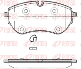 REMSA PASTILLAS FRENO DEL. VW AMAROK 3.0 TDI V6