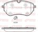 [185300.0682] REMSA PASTILLAS FRENO DEL. VW AMAROK 3.0 TDI V6
