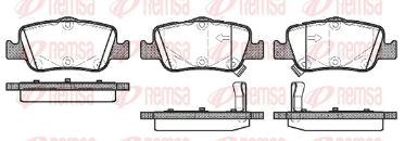 REMSA PASTILLAS FRENO TRAS. TOYOTA COROLLA 1.8 16V 14/22