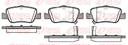 [135602.0682] REMSA PASTILLAS FRENO TRAS. TOYOTA COROLLA 1.8 16V 14/22