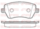 [098700.0682] REMSA PASTILLAS FRENO DEL. NISSAN MARCH RENAULT LOGAN KANGOO DUSTER CAPTUR CLIO SANDERO OROCH