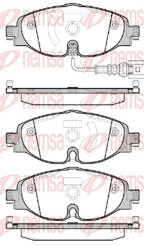 REMSA PASTILLAS FRENO DEL. AUDI A3 S3 TT 1.4-1.6-1.8-2.0 VW BEETLE 2.0 GOLF VII PASSAT TOURAN 1.2-1.4-1.6-2.0
