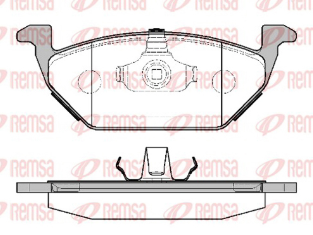 REMSA PASTILLAS FRENO DEL. AUDI A3 VW BORA 2.0 CROSSFOX 1.6 FOX 1.0-1.6 GOLF NEW BEETLE SURAN UP 1.0