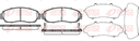 [117112.0682] REMSA PASTILLAS FRENO DEL. HONDA CRV