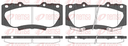 [146802.0682] REMSA PASTILLAS FRENO DEL. TOYOTA HILUX 4WD 2.5 16V