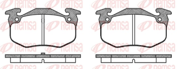 REMSA PASTILLAS FRENO TRAS. CITROEN ZX PEUGEOT 206 1.6 16V - 2.0 HDI 309 R19