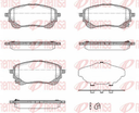 [185802.0682] REMSA PASTILLAS FRENO DEL. TOYOTA COROLLA 1.8 - 2.0 16V