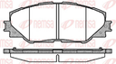 [123400.0682] REMSA PASTILLAS FRENO DEL. TOYOTA RAV4 III - 3.5