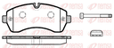[124300.0682] REMSA PASTILLAS FRENO DEL. M-BENZ SPRINTER 515