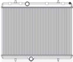 💲DENSO RADIADOR PEUGEOT 208 308 2008 408 VTI HDI 1.6 16V  508 THP CITROEN C3 C4 C5 1.6 16V 15/17 (EC5-EP6CDTM-DV6C) 38x54x 2,7 OEM:9805879780 (D1-4)(B7-2)