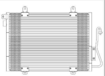 DENSO CONDENSADOR A/A CLIO 1.2 1.4 1.6D // CLIO II 2.0 16V (I-1)