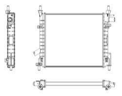 DENSO RADIADOR KA 1.3I 1.6I ZETEC 08-14 ROCAM A2-4