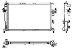 DENSO RADIADOR CORSA 1.7D /TD 1998-2005  (A4-4)