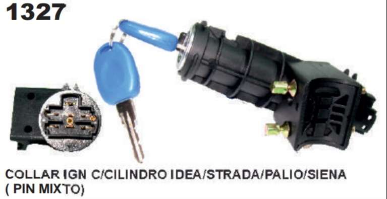 DOG COLLAR IGNICION C/CILINDRO IDEA-STRADA-PALIO-SIENA  