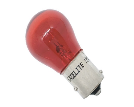 EXCELITE LAMPARA 1 POLO P/DESPLAZADA 12V 21W ROJA