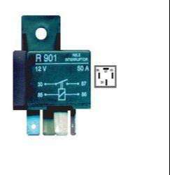 DZE MINI RELAY UNIV 12V 50A 4T  