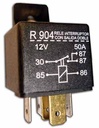 [904.0300] DZE MINI RELAY UNIVERSAL 12V 50A 5T SALIDA DOBLE