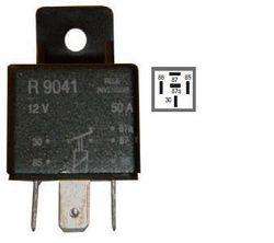 DZE MINI RELAY UNIV INVERSOR 12V 40A 5T  