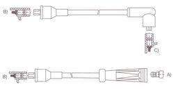 GENOUD CABLE BUJIA RENAULT 9 <1992