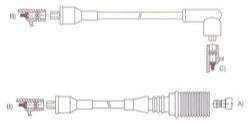 GENOUD CABLE BUJIA R 18-FUEGO 2000-2200