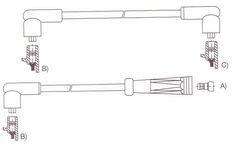GENOUD CABLE BUJIA RENAULT 19 1.6 RN E/E
