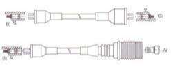 GENOUD CABLE BUJIA TRAFIC 2.0 CABLE LARGO BOBINA