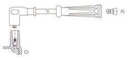 [10135.0370] GENOUD CABLE BUJIA TWINGO B.SECA M4 PIN