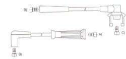 GENOUD CABLE BUJIA CLIO RT 1.4 SAE