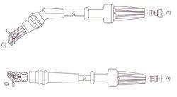 GENOUD CABLE BUJIA LAGUNA V6 3.0I RTT-RXE M4-PIN
