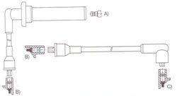 GENOUD CABLE BUJIA P 504 2.0 SRX