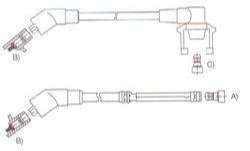 GENOUD CABLE BUJIA P 505 INYECCION MEC