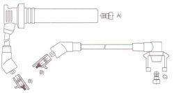GENOUD CABLE BUJIA P 505 INYECCION MEC.84/89 E/FRANCES PIPAS  /GNC