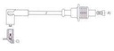 [11065.0370] GENOUD CABLE BUJIA P 306 SR-GR-XR M4-PIN