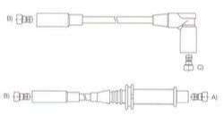 GENOUD CABLE BUJIA P 205 XS DUCELLIER SAE