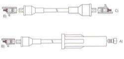 GENOUD CABLE BUJIA FALCON - F100 - FAIRLANE <1982