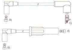 GENOUD CABLE BUJIA FALCON E/DURASPARK