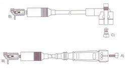GENOUD CABLE BUJIA GALAXI 1.8-2.0I FORD-SAE