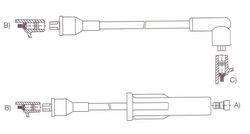 GENOUD CABLE BUJIA FALCON 3.0 F-100 INDIEL