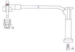 GENOUD CABLE BUJIA FIESTA 1.6 16V  1992/2000
