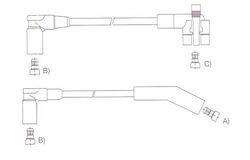 GENOUD CABLE BUJIA FORD BRONCO 4X4 4.5 1993> SAE