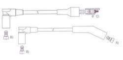 GENOUD CABLE BUJIA CHEV.CAPRIS V8 E/DURASPARK