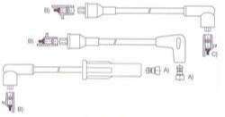 GENOUD CABLE BUJIA CHEV.P-UP C-20 VERANEIO